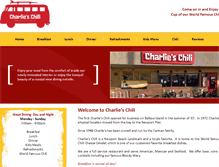 Tablet Screenshot of charlieschili-newportbeach.com